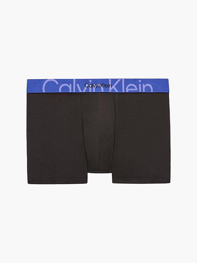 Calvin Klein USA Embossed Icon Mens Trunks Black 7308291-QU